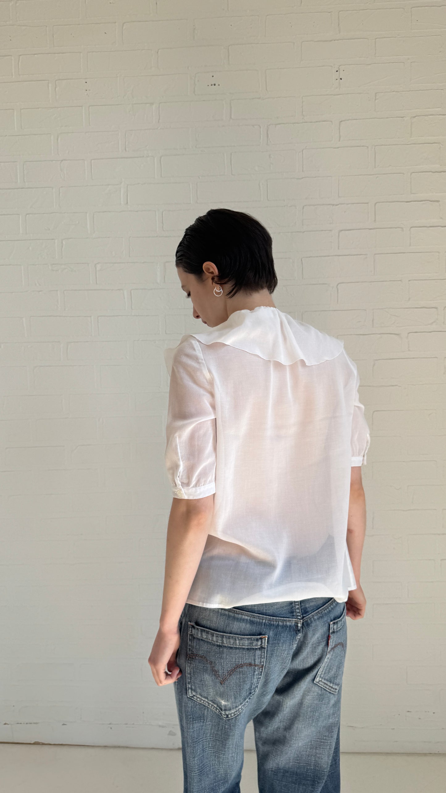 sheer blouse
