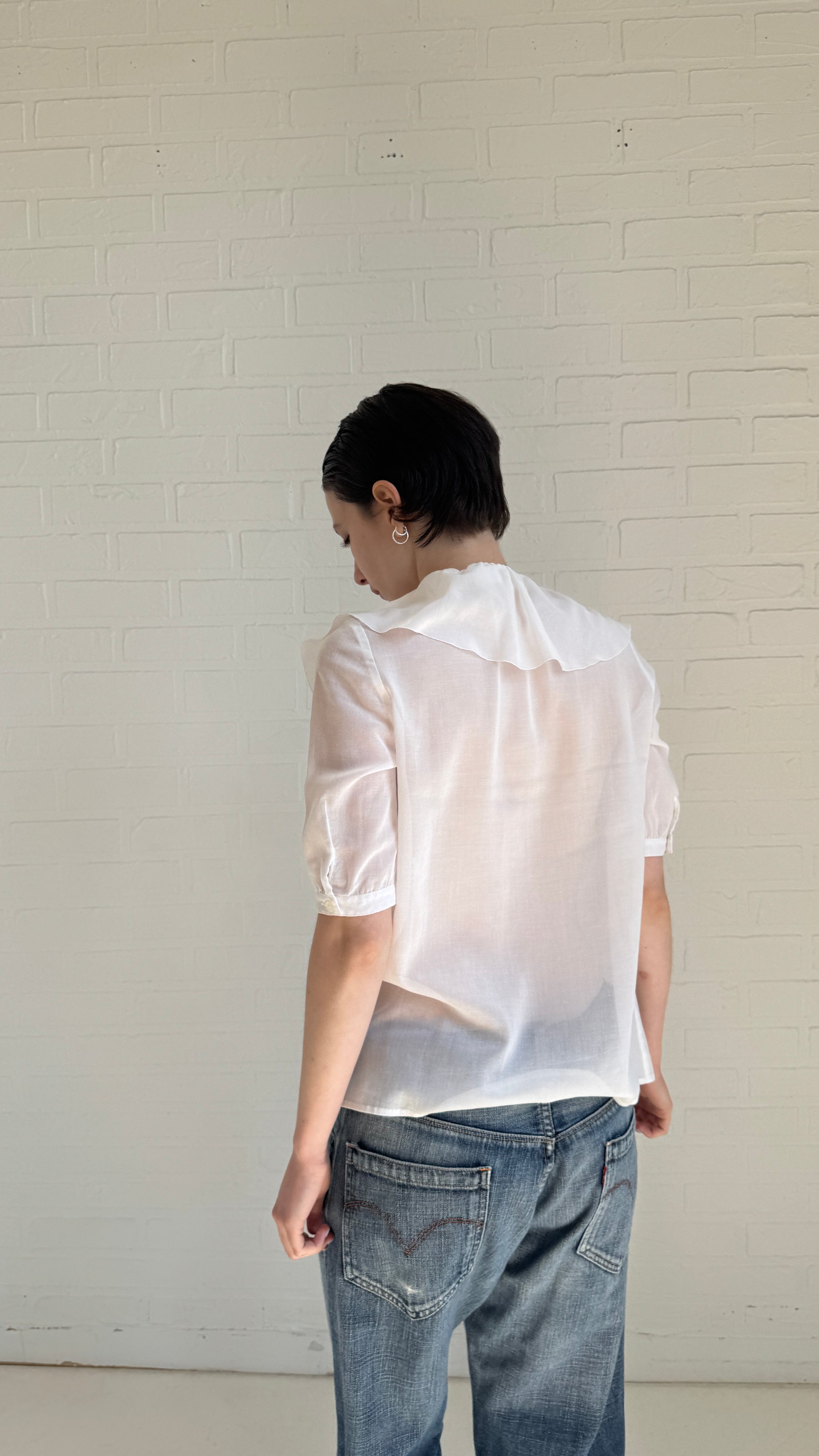 sheer blouse
