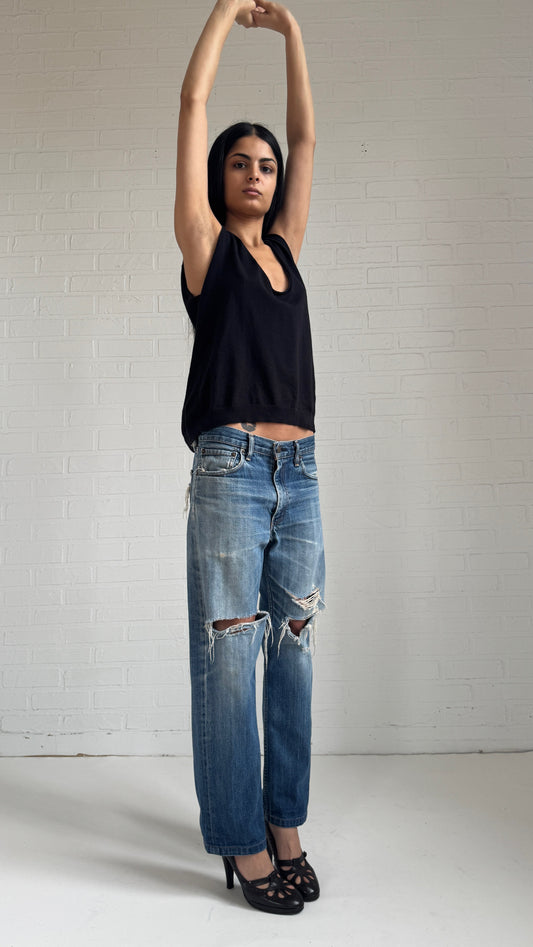 Distressed Jeans