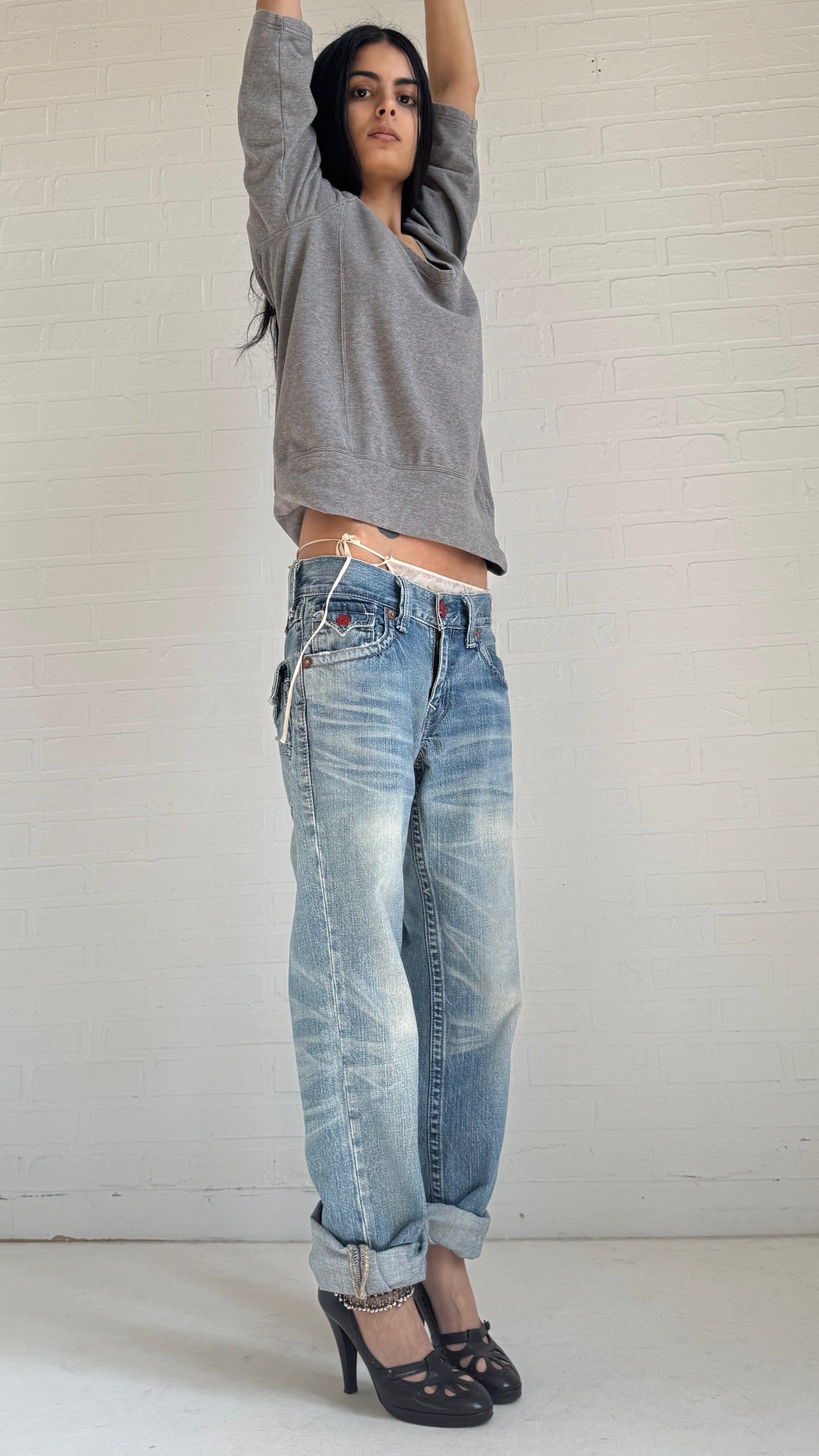 Button Pocket Jeans