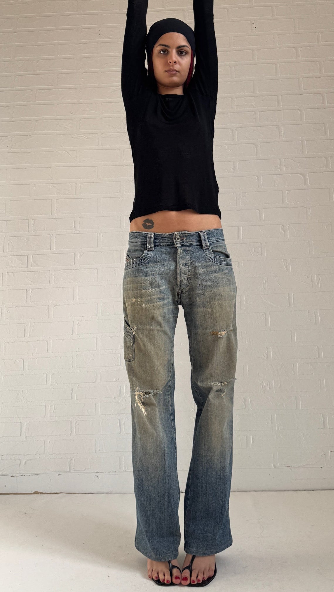 Distressed Jeans
