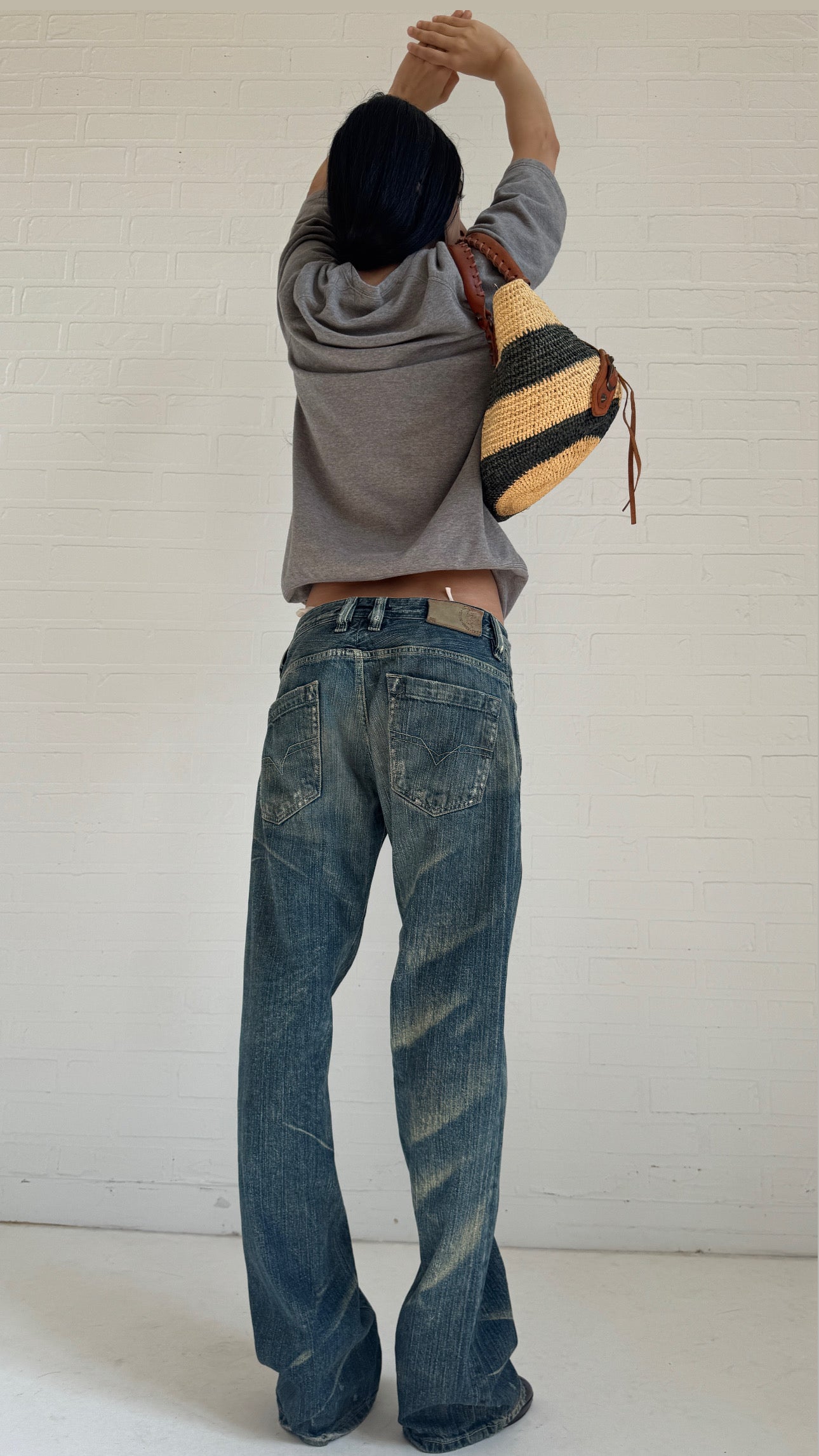 Faded Bootcut Jeans