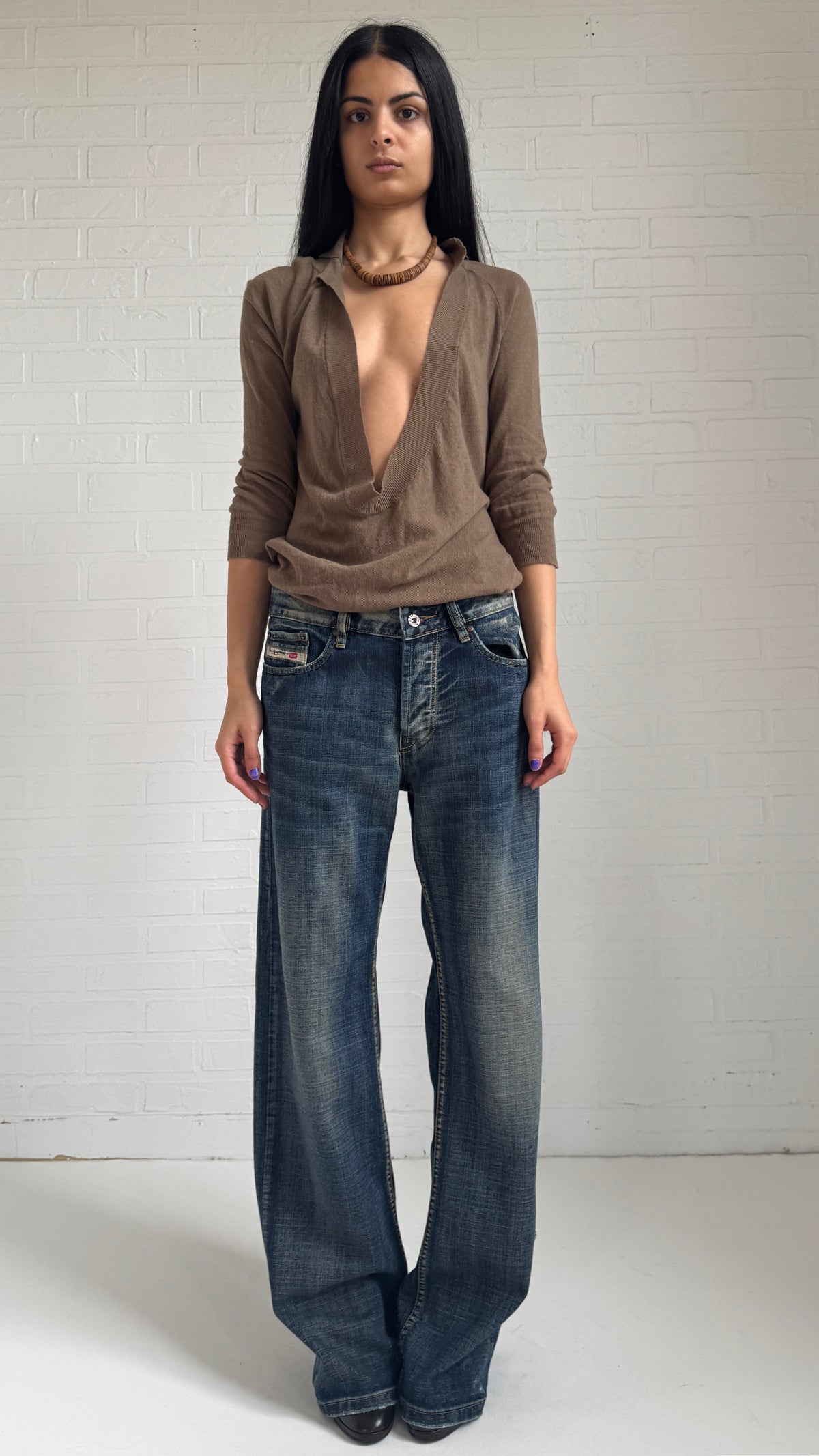Plunge Knit Top
