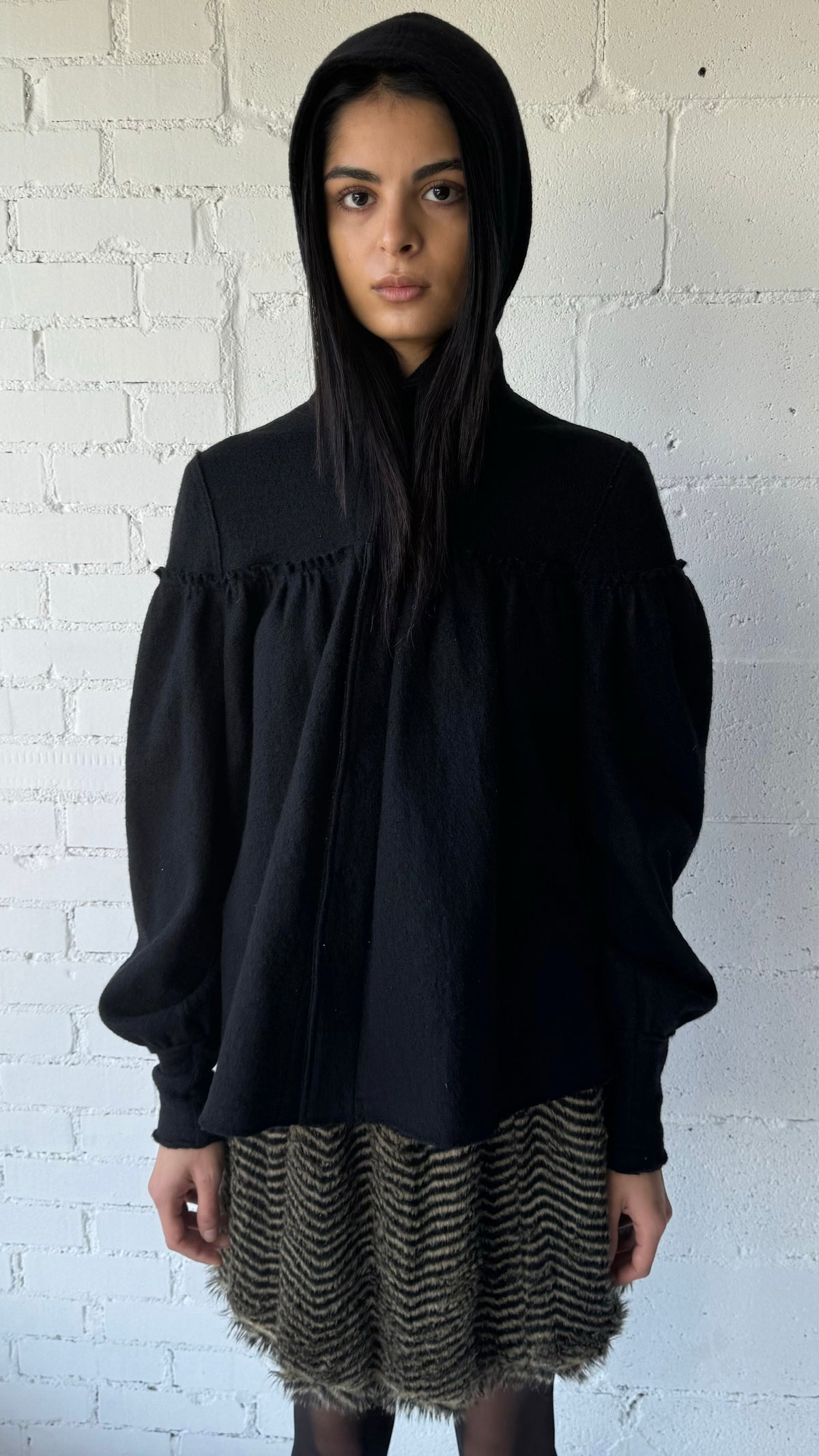 Wool Hoodie Jacket