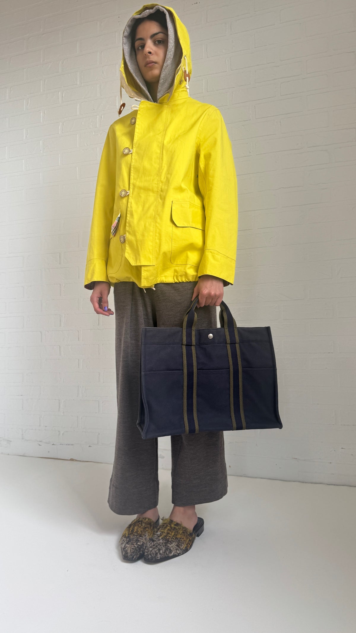 Striped Canvas Tote
