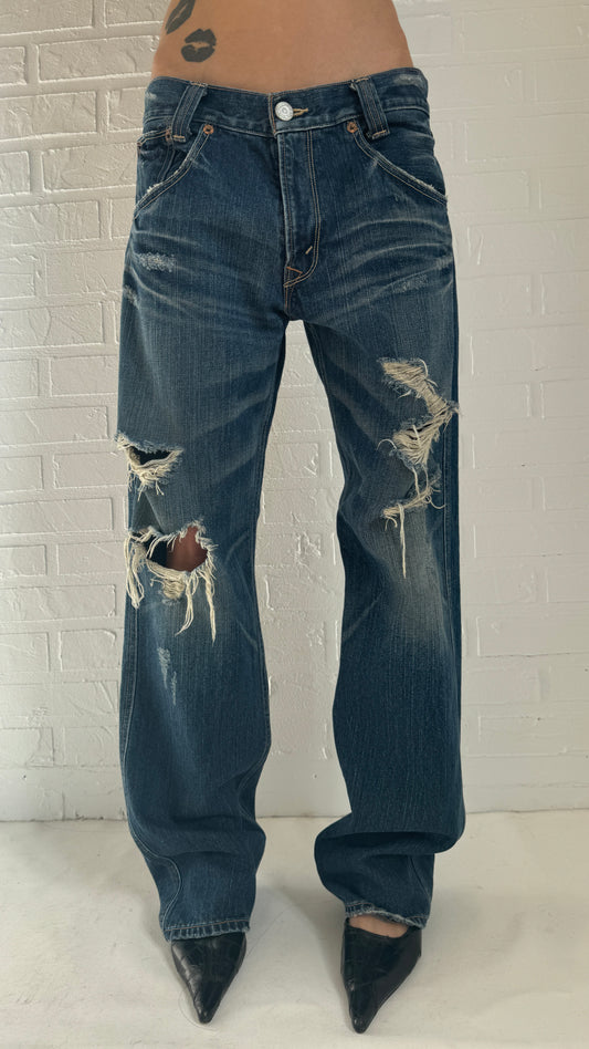 ripped jeans xlong