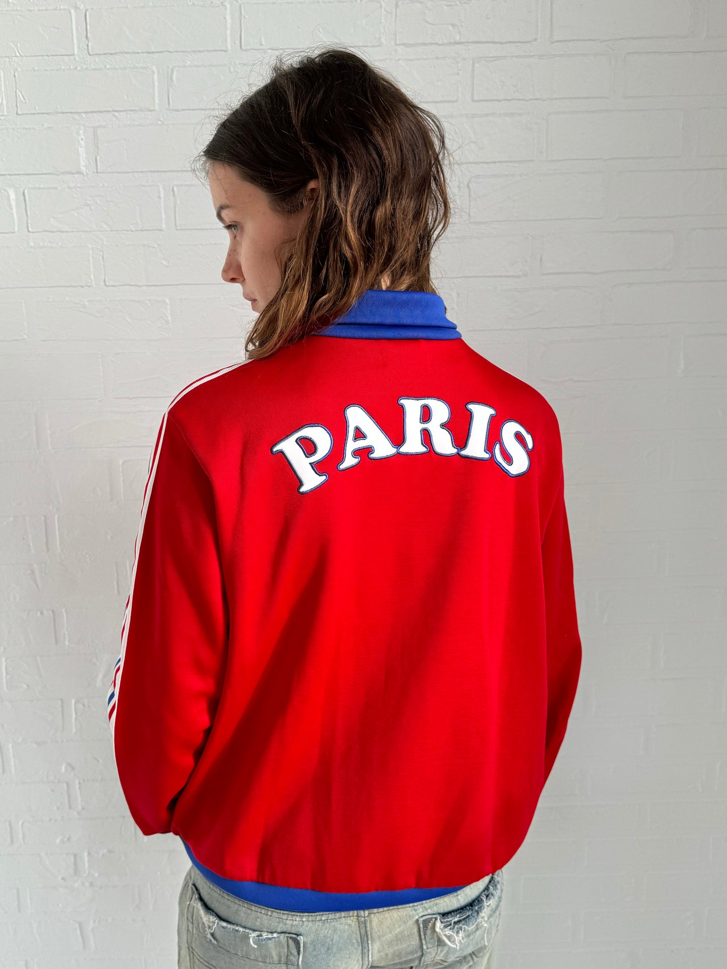 Adidas Vintage Paris 👠👠👠 Track Jacket in red