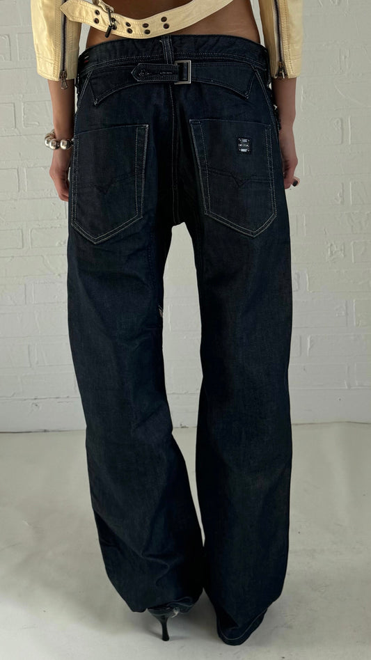 back belt jeans