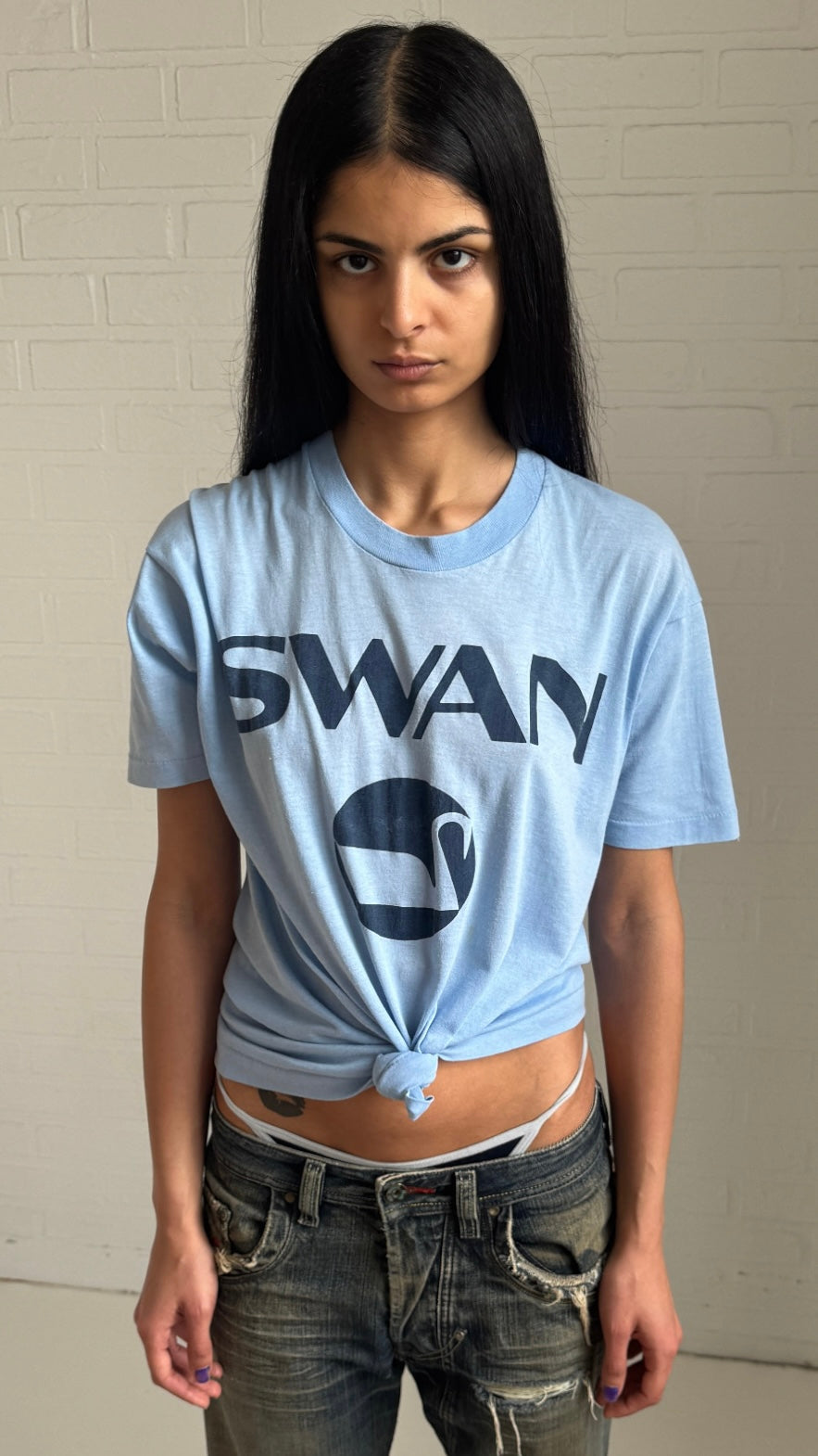 Vintage Swan Graphic Tee