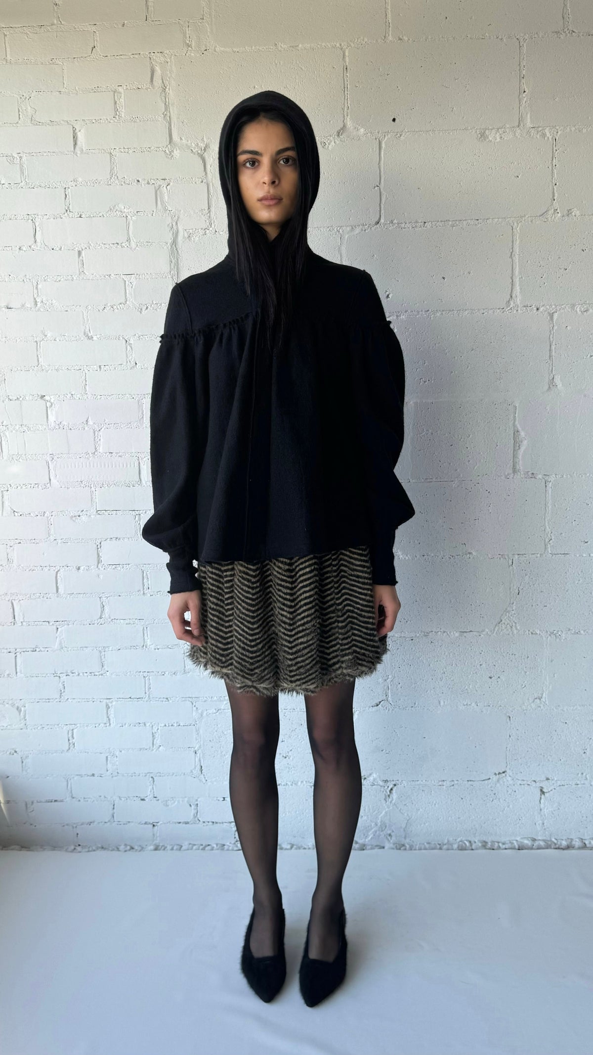 Wool Hoodie Jacket