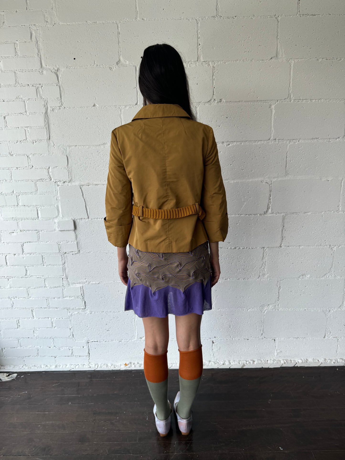 vtg round collar jacket