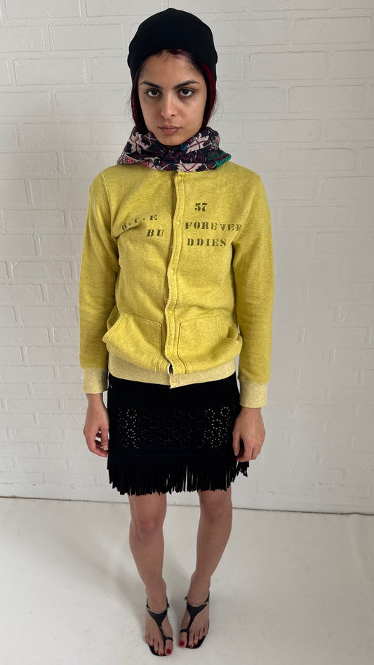 Fair Isle Hooded Sweatshirt