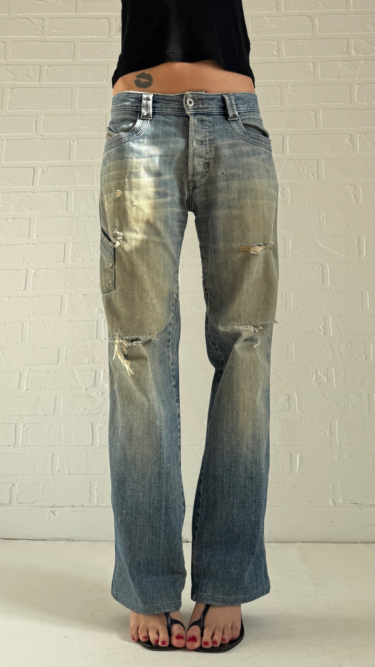 Distressed Jeans