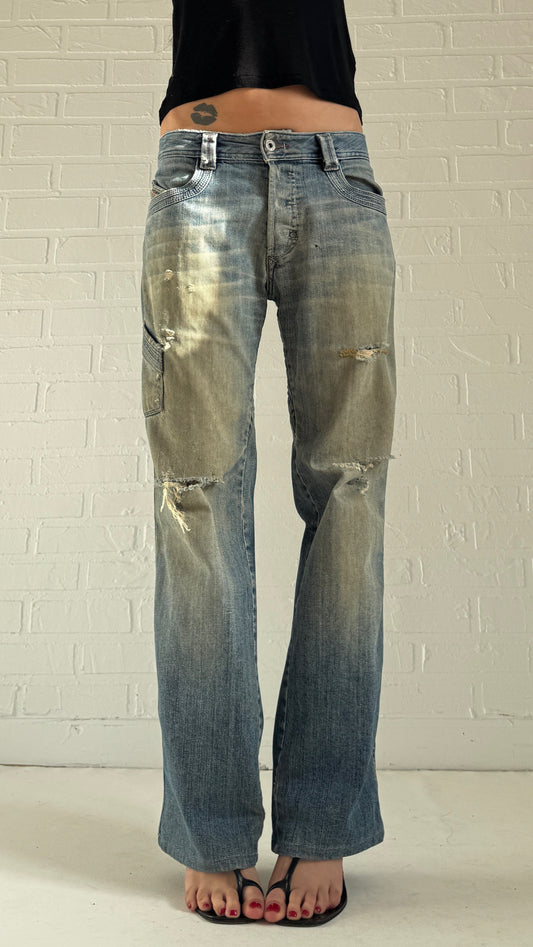 Distressed Jeans