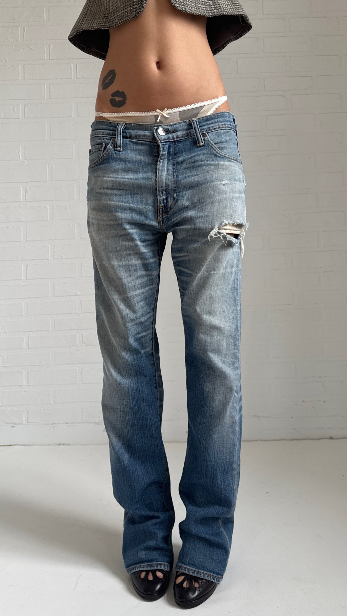 Distressed Jeans