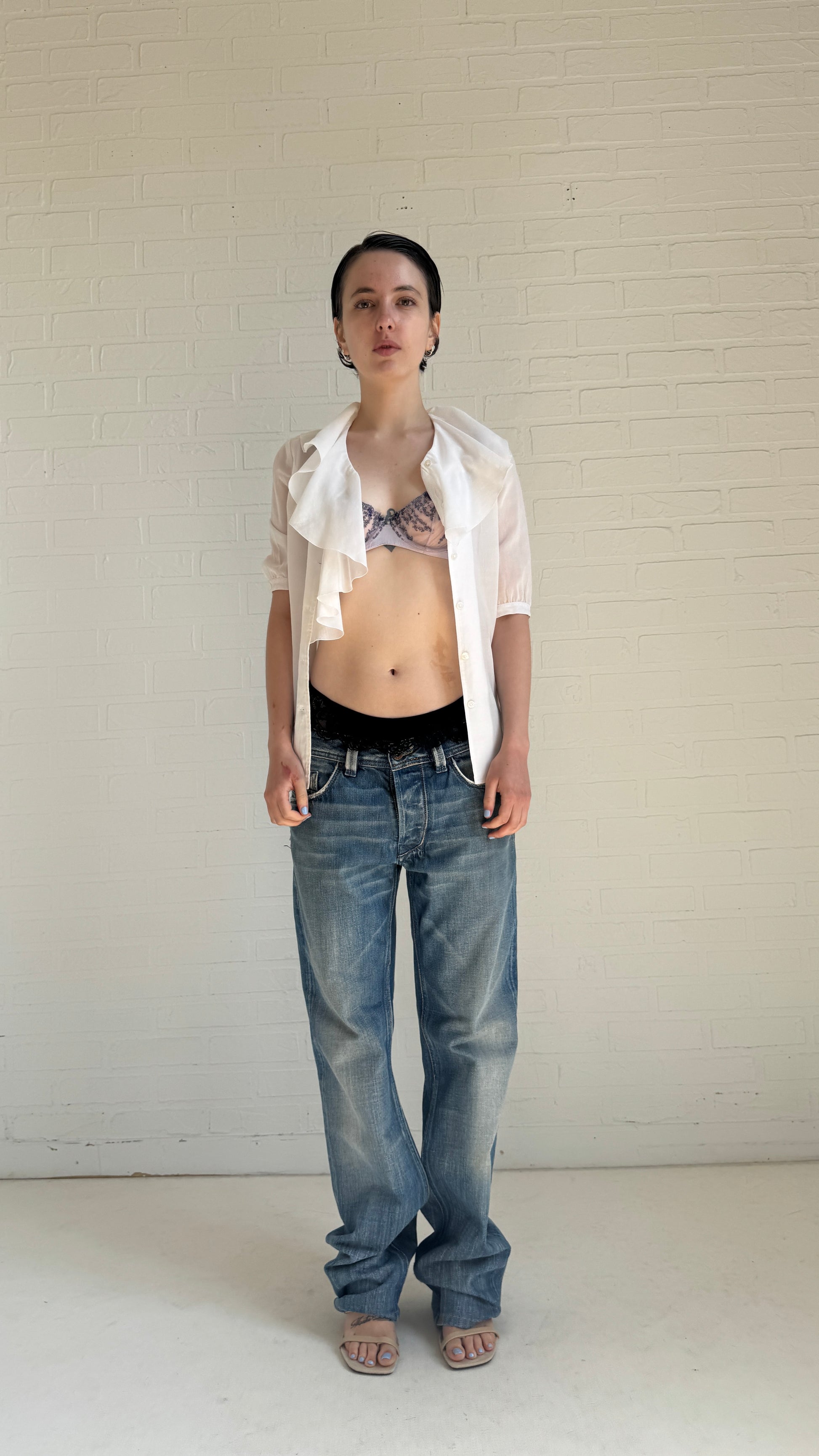 sheer blouse