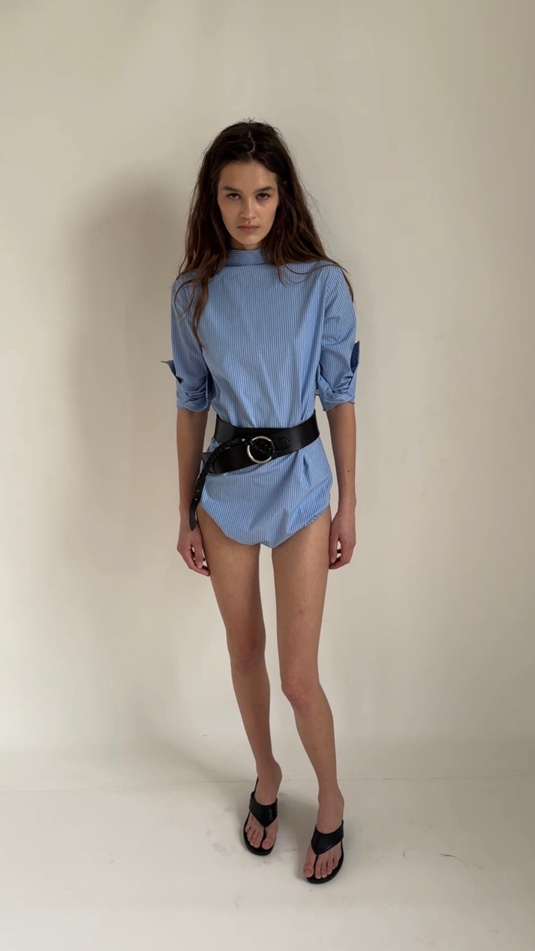 poplin bloomer onesie
