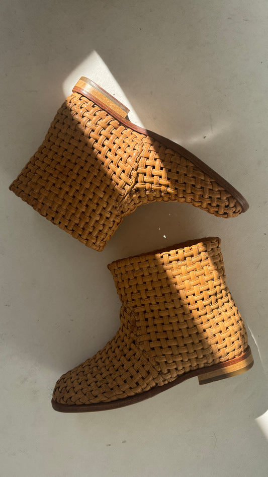 Basket Weave Boots