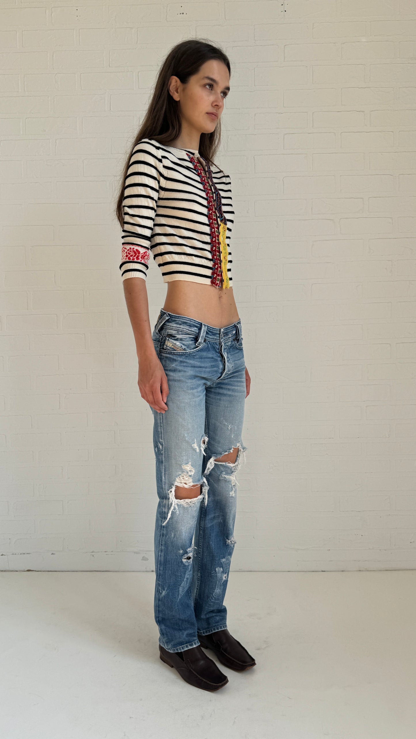 cropped cardigan