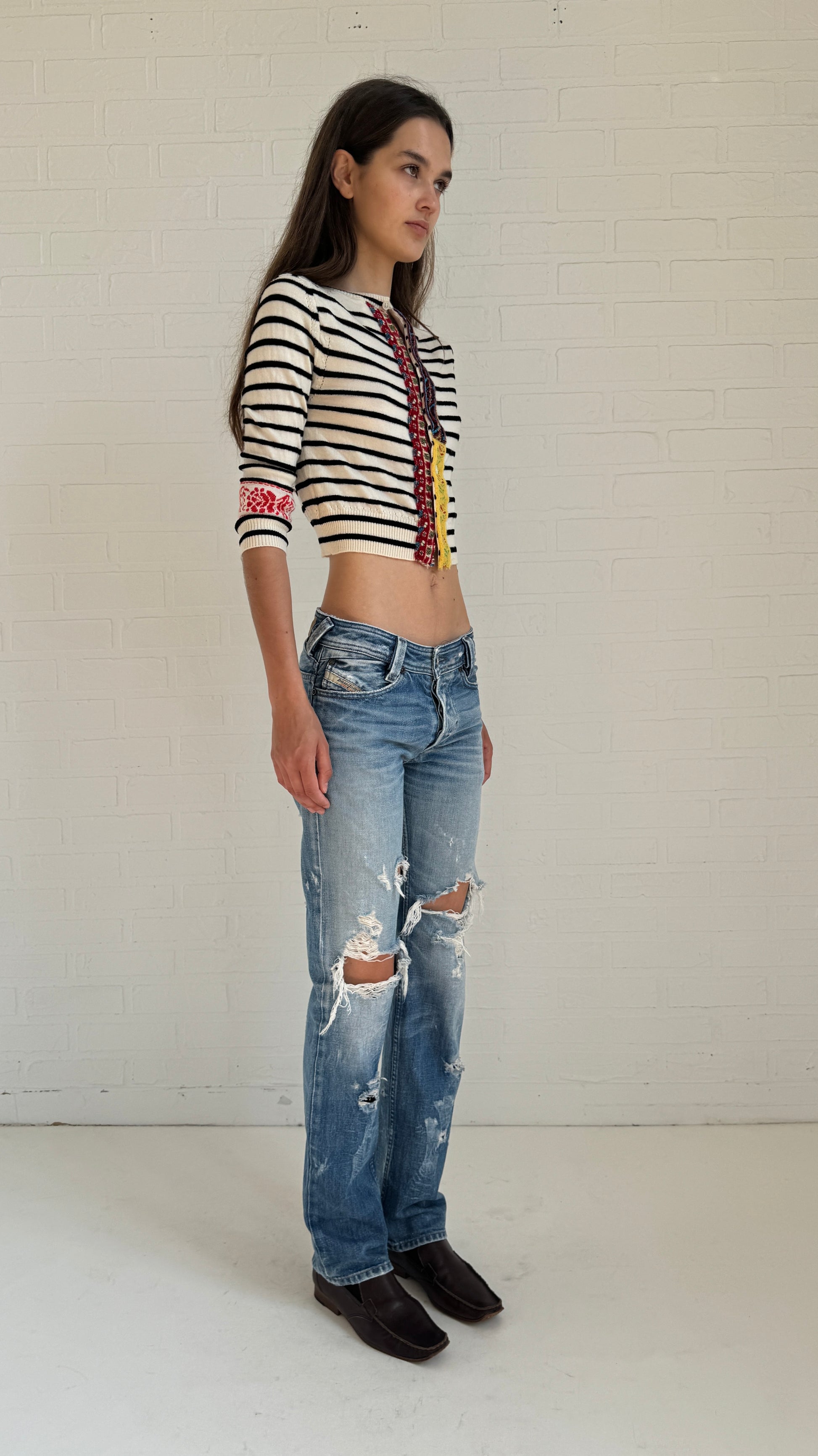 cropped cardigan