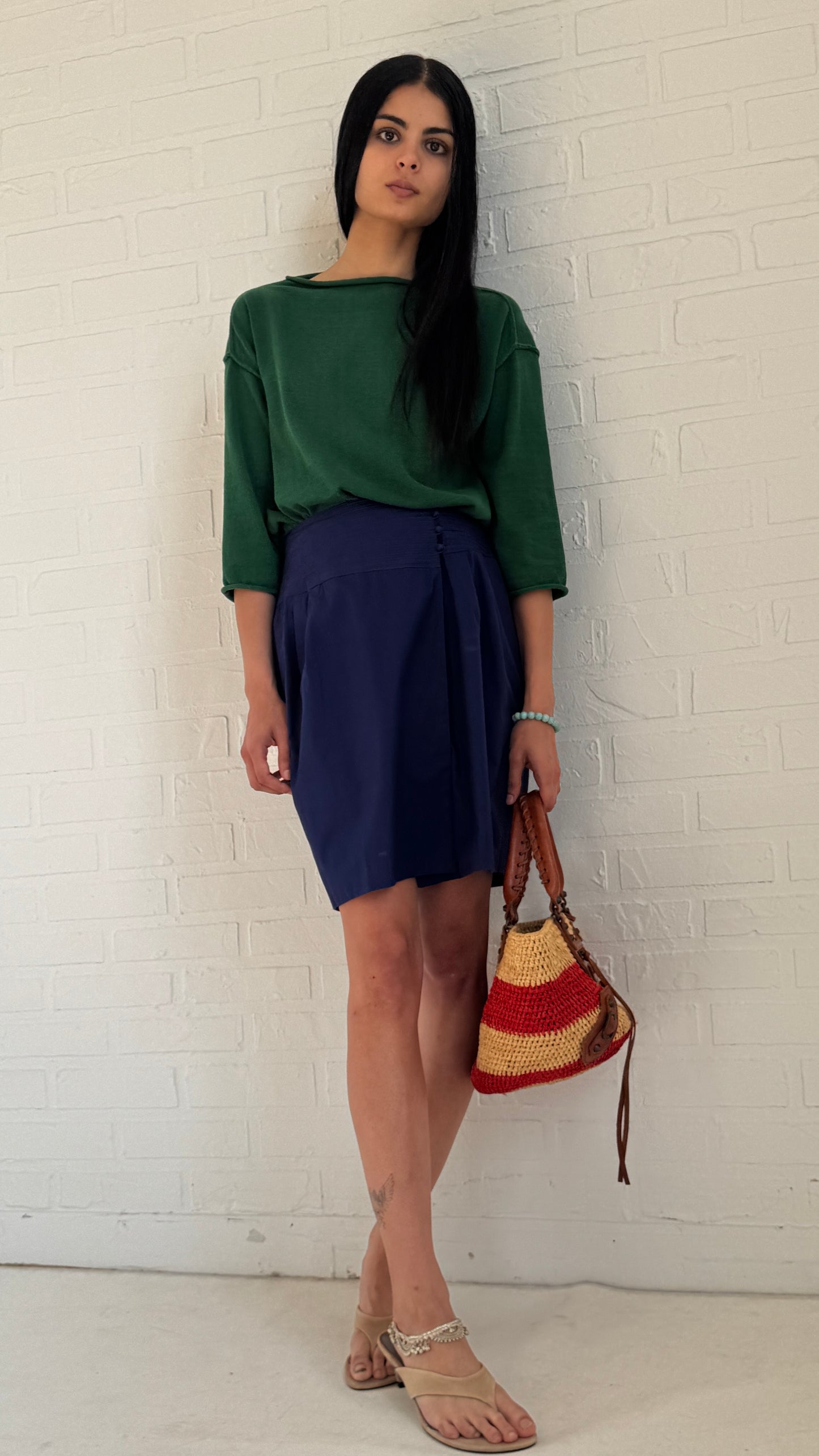 Rolled Knit Pullover