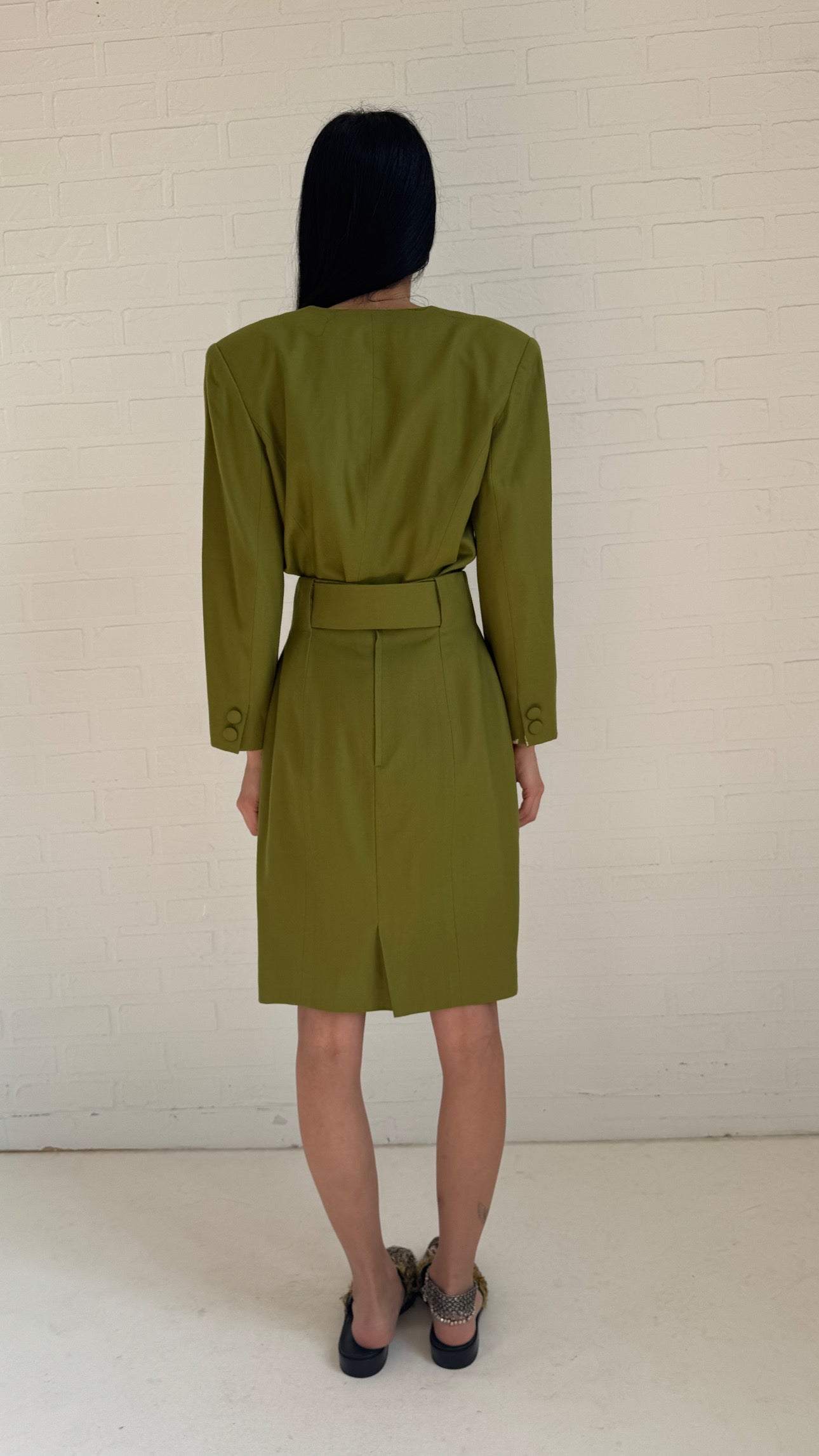 Belted Two-Piece Set