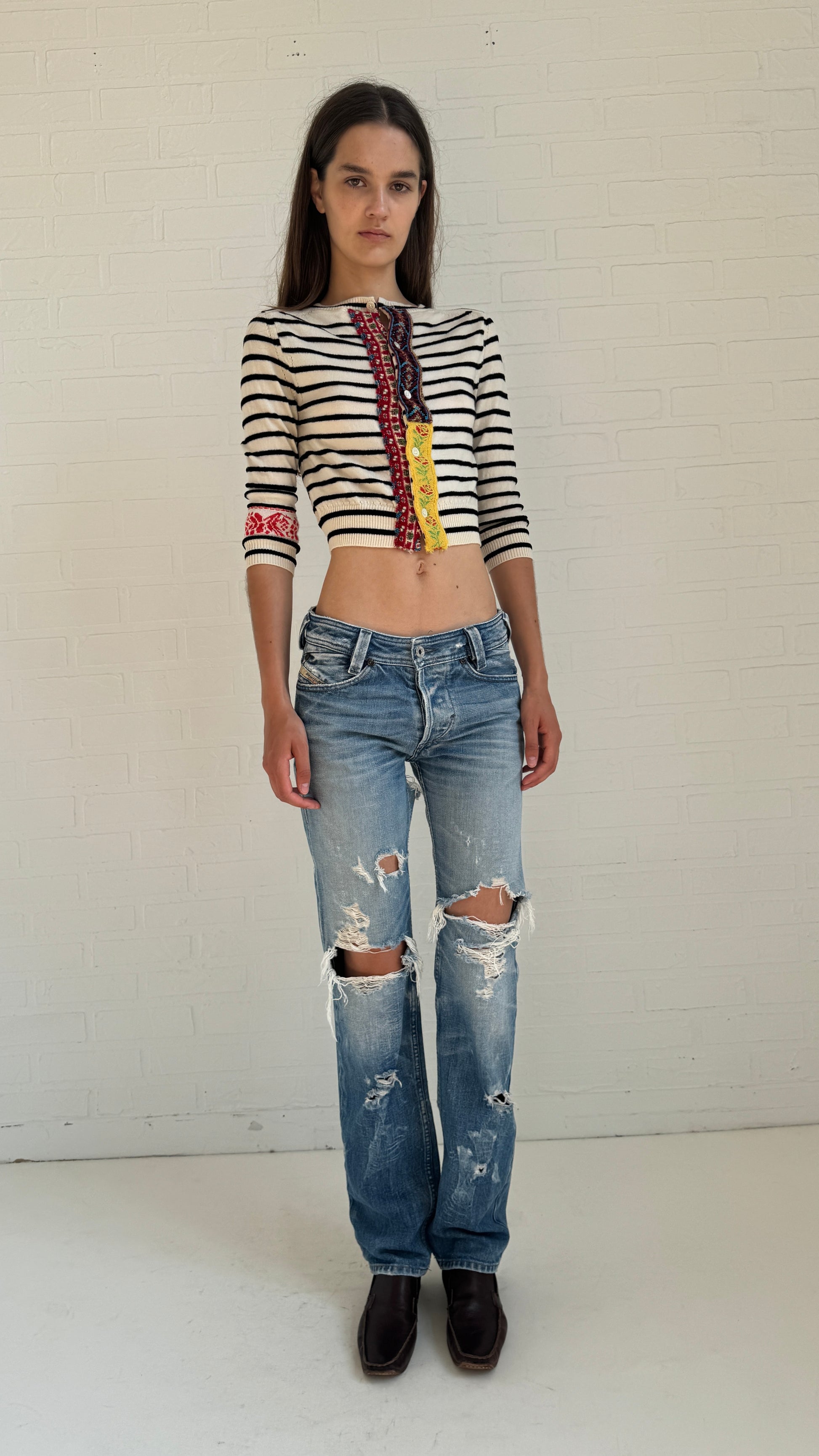 cropped cardigan