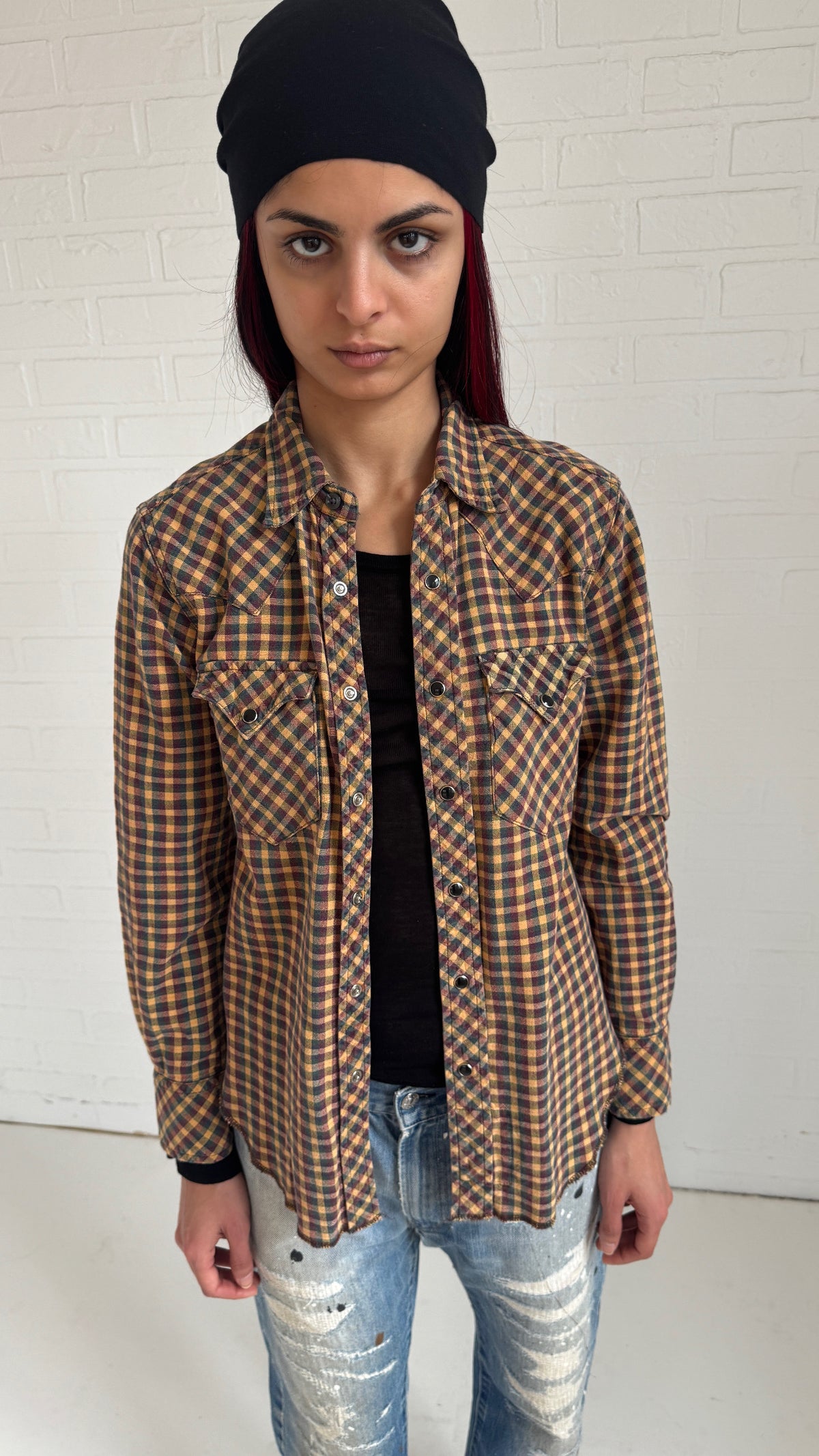 Plaid Western Shirt