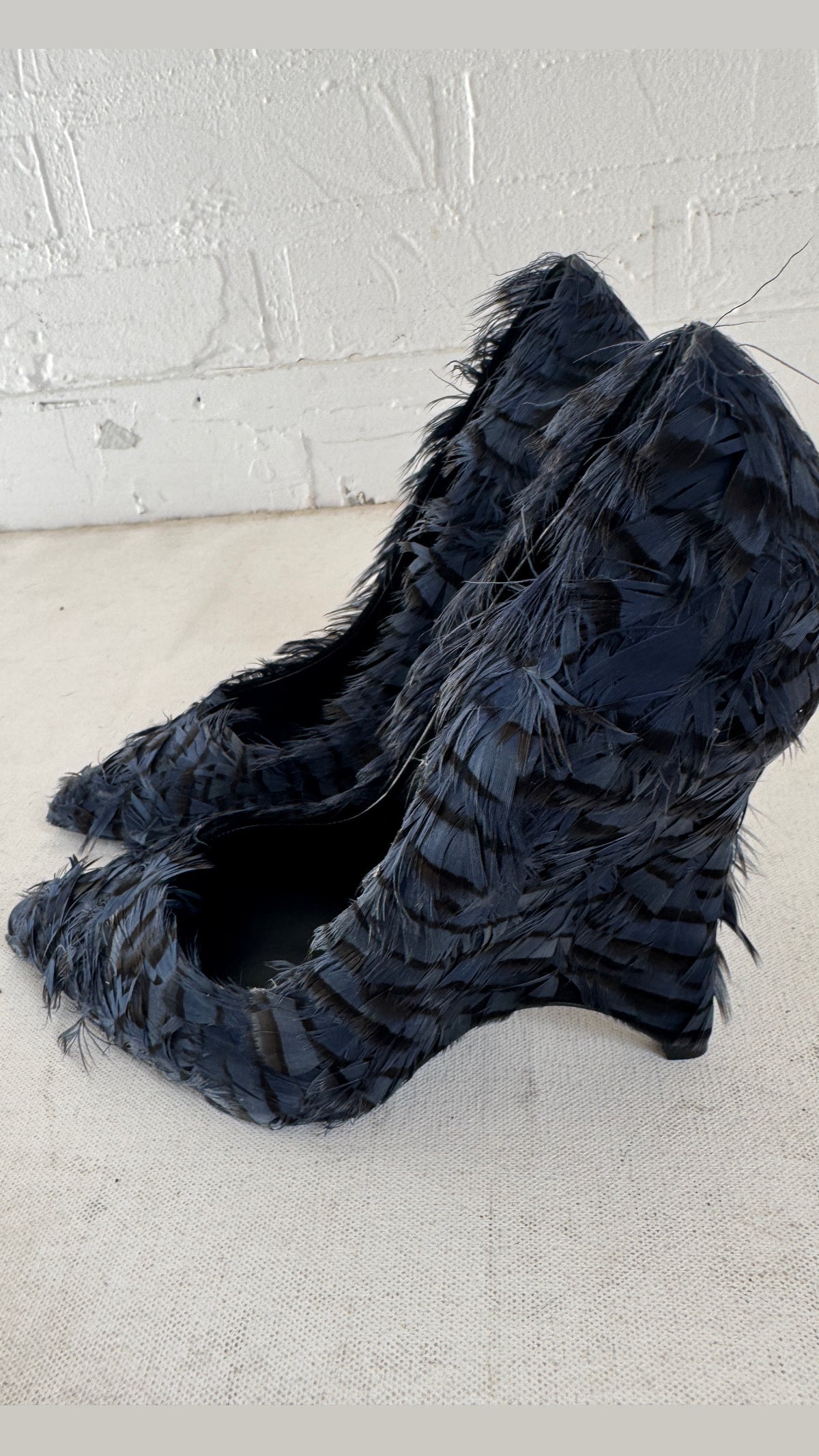 Feather Wedge Pumps