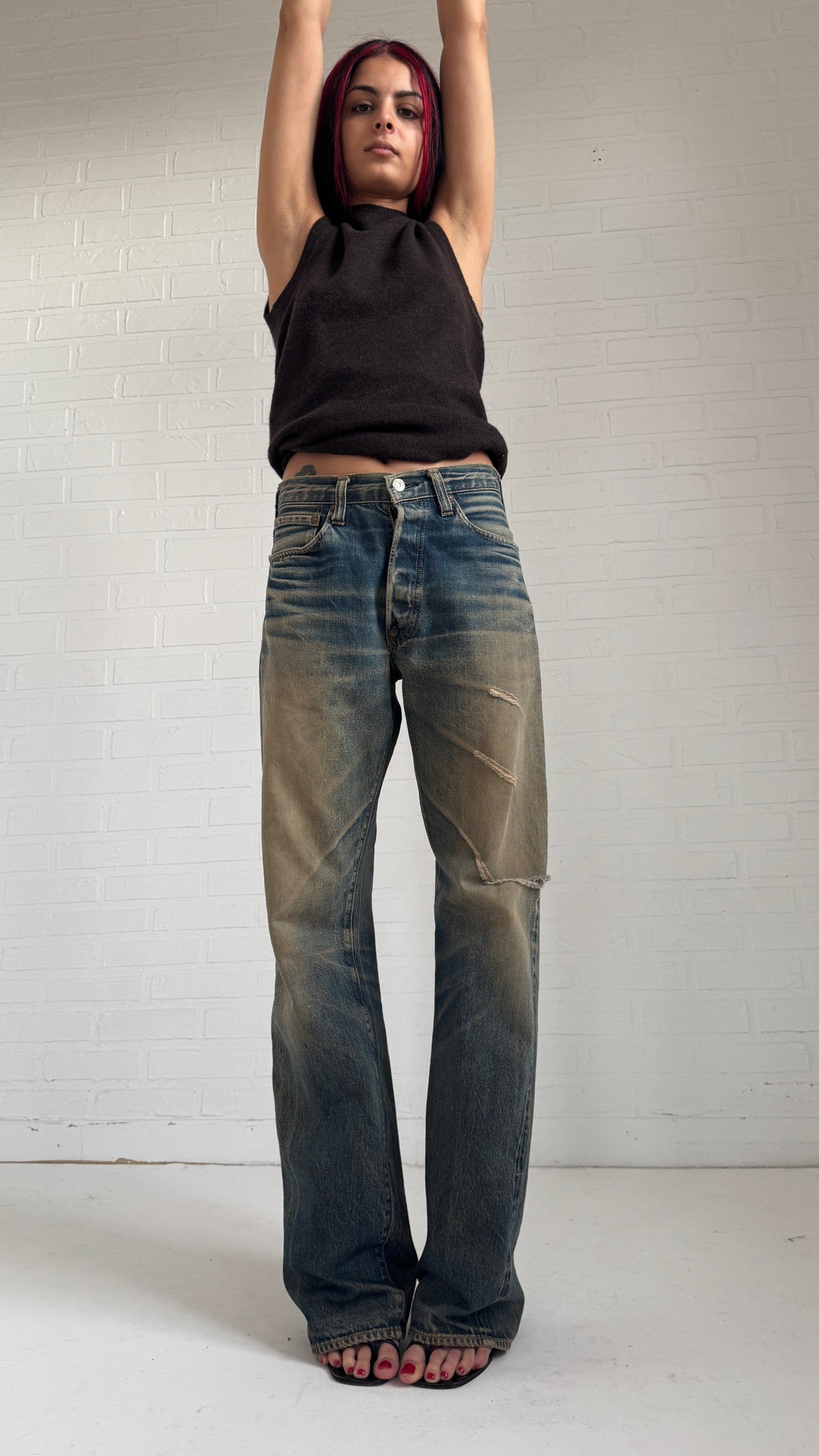 Distressed Jeans