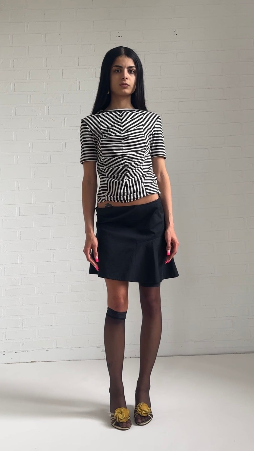 striped top