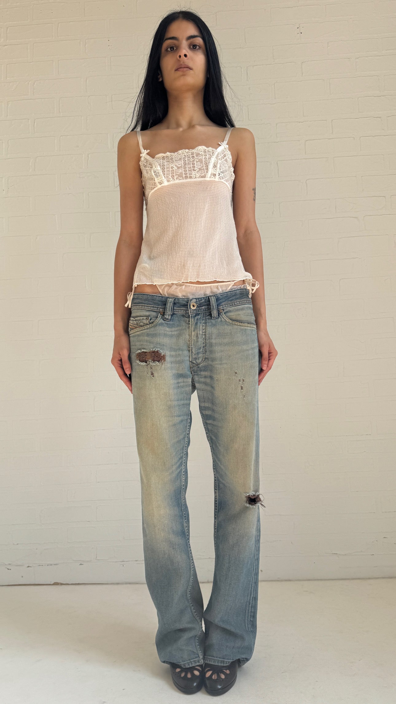 Lace Bandeau Sheer Camisole