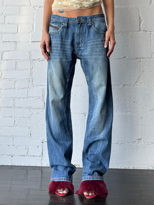 baggy pocket jeans / 32