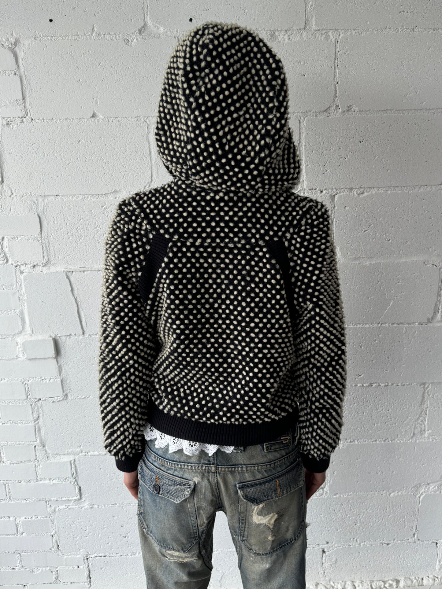 dot hoodie jacket