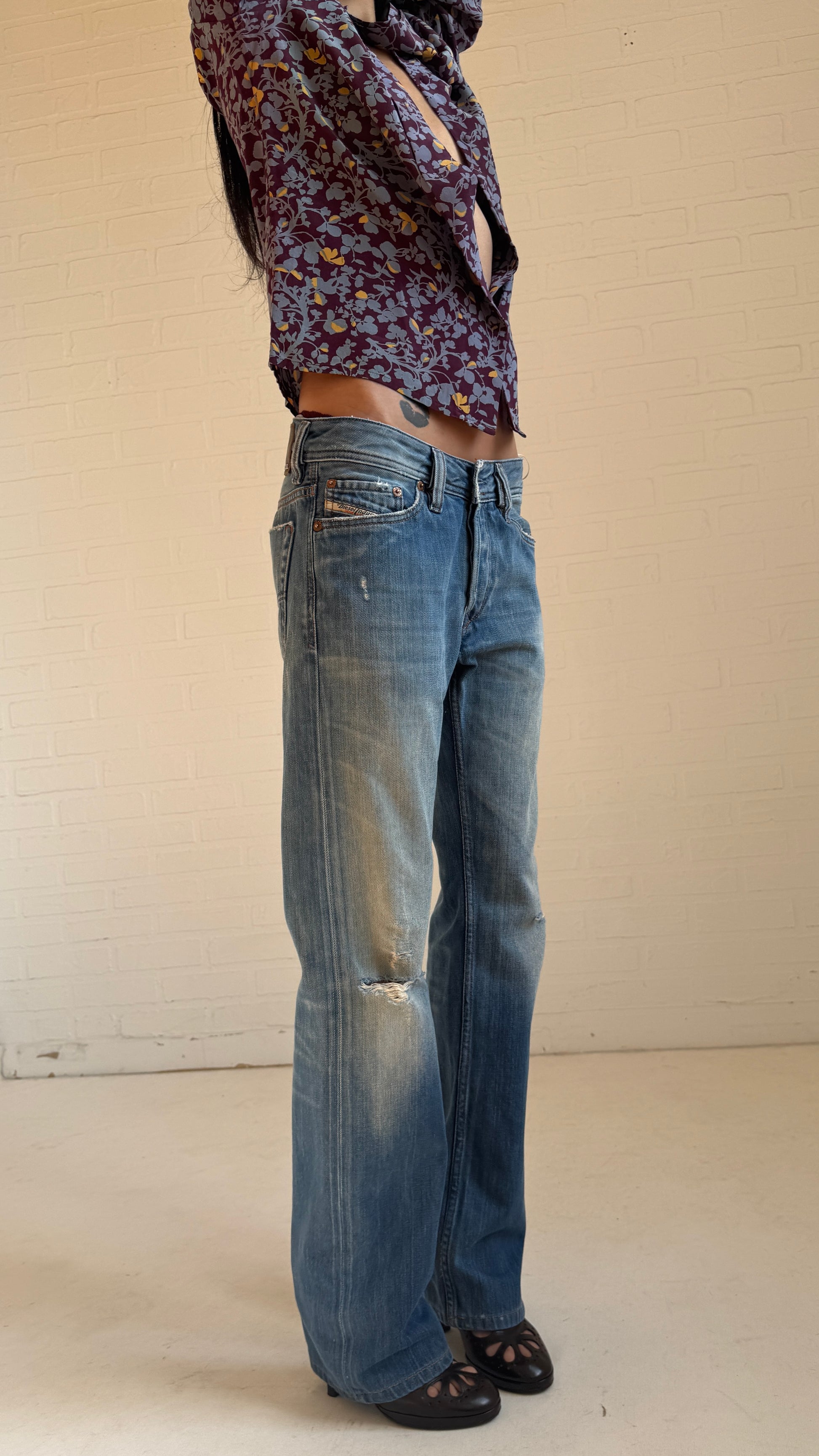 Distressed Ripped Jeans