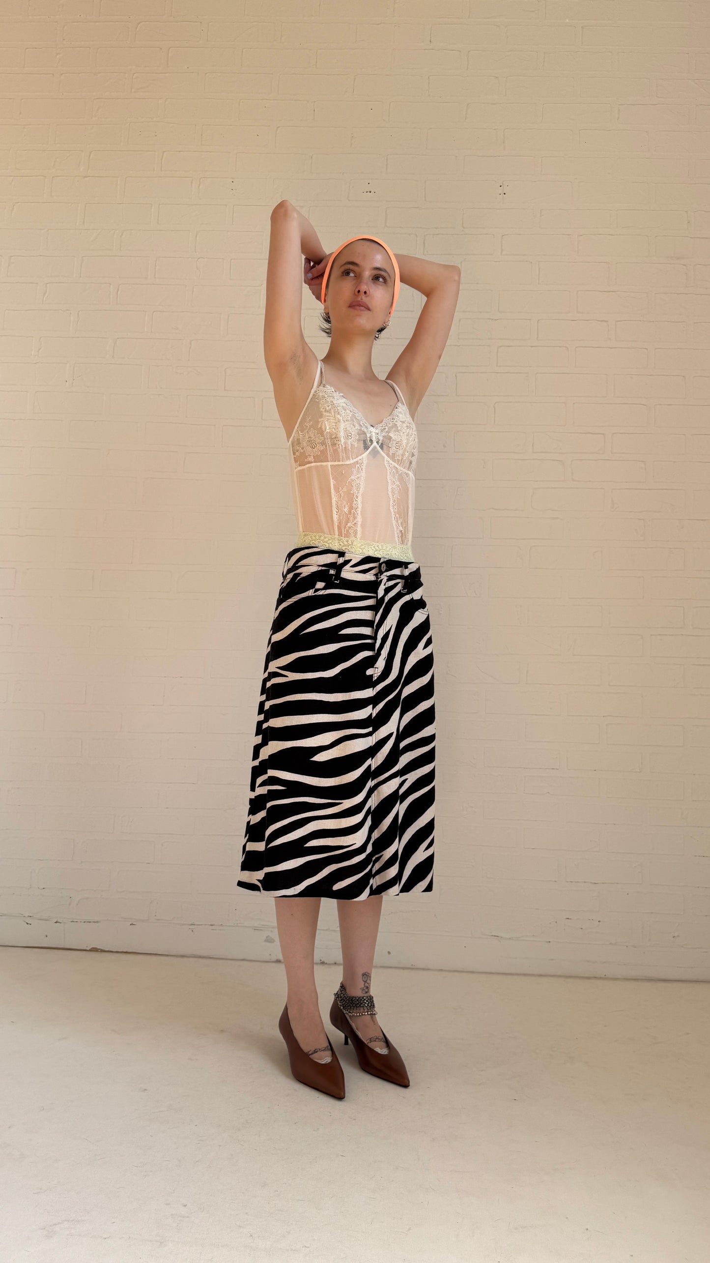 linen skirt