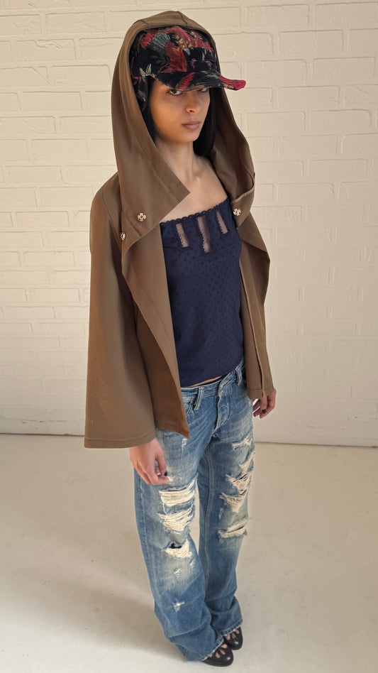 Hooded Wool Jacket