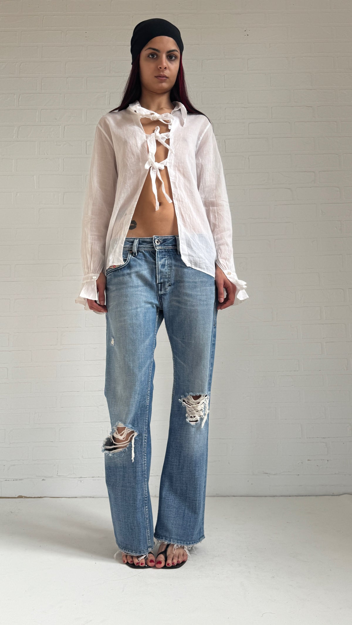 Tie-Front Shirt