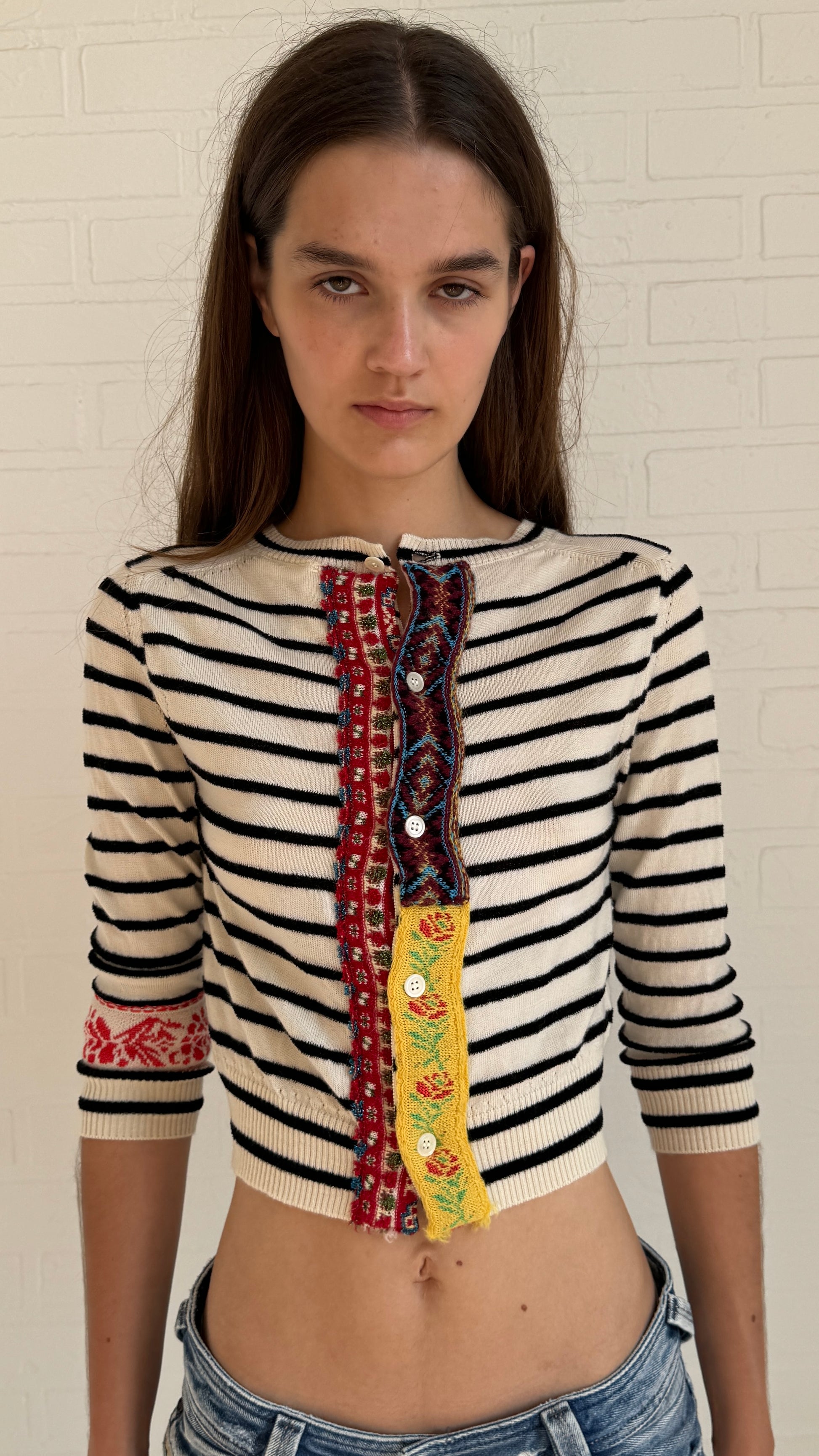 cropped cardigan