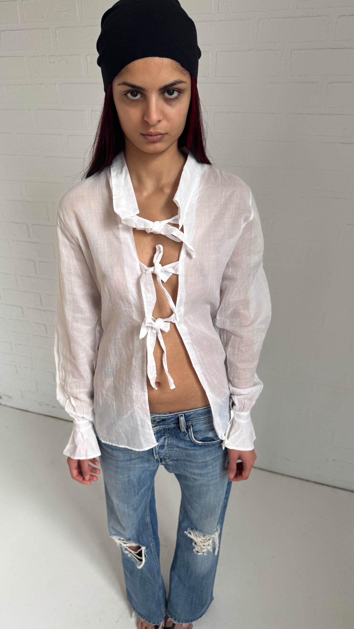 Tie-Front Shirt