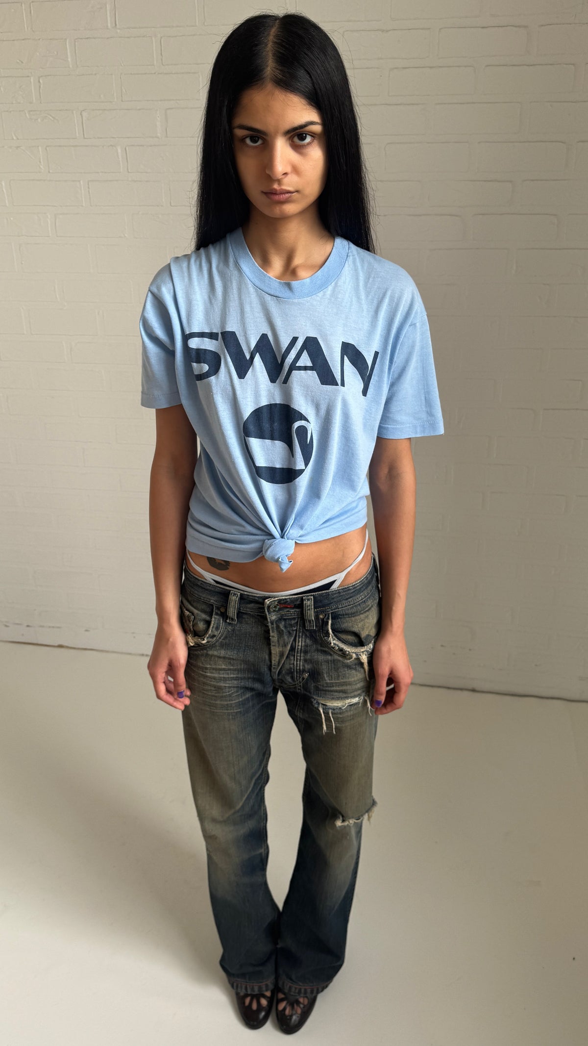 Vintage Swan Graphic Tee