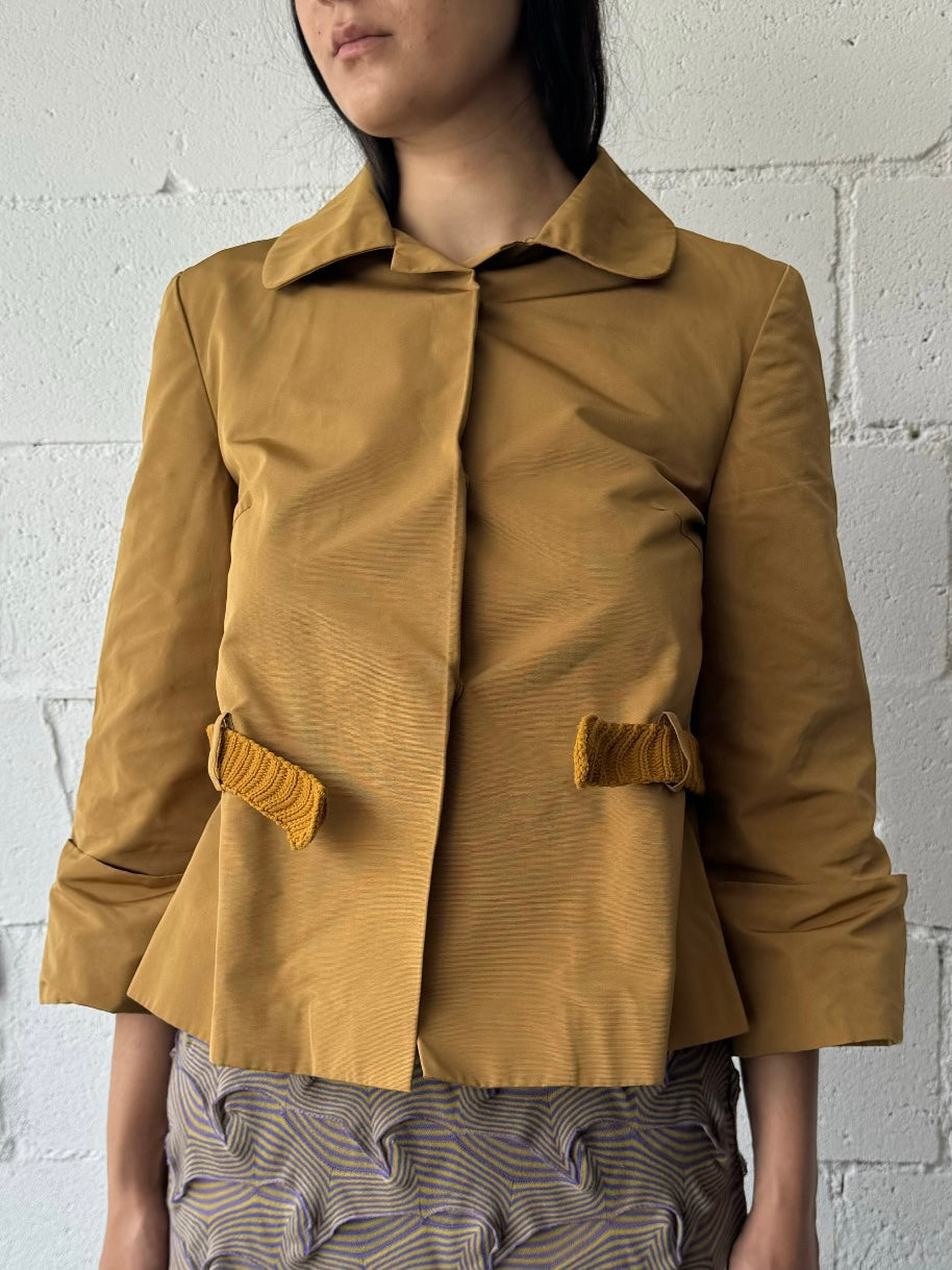 vtg round collar jacket