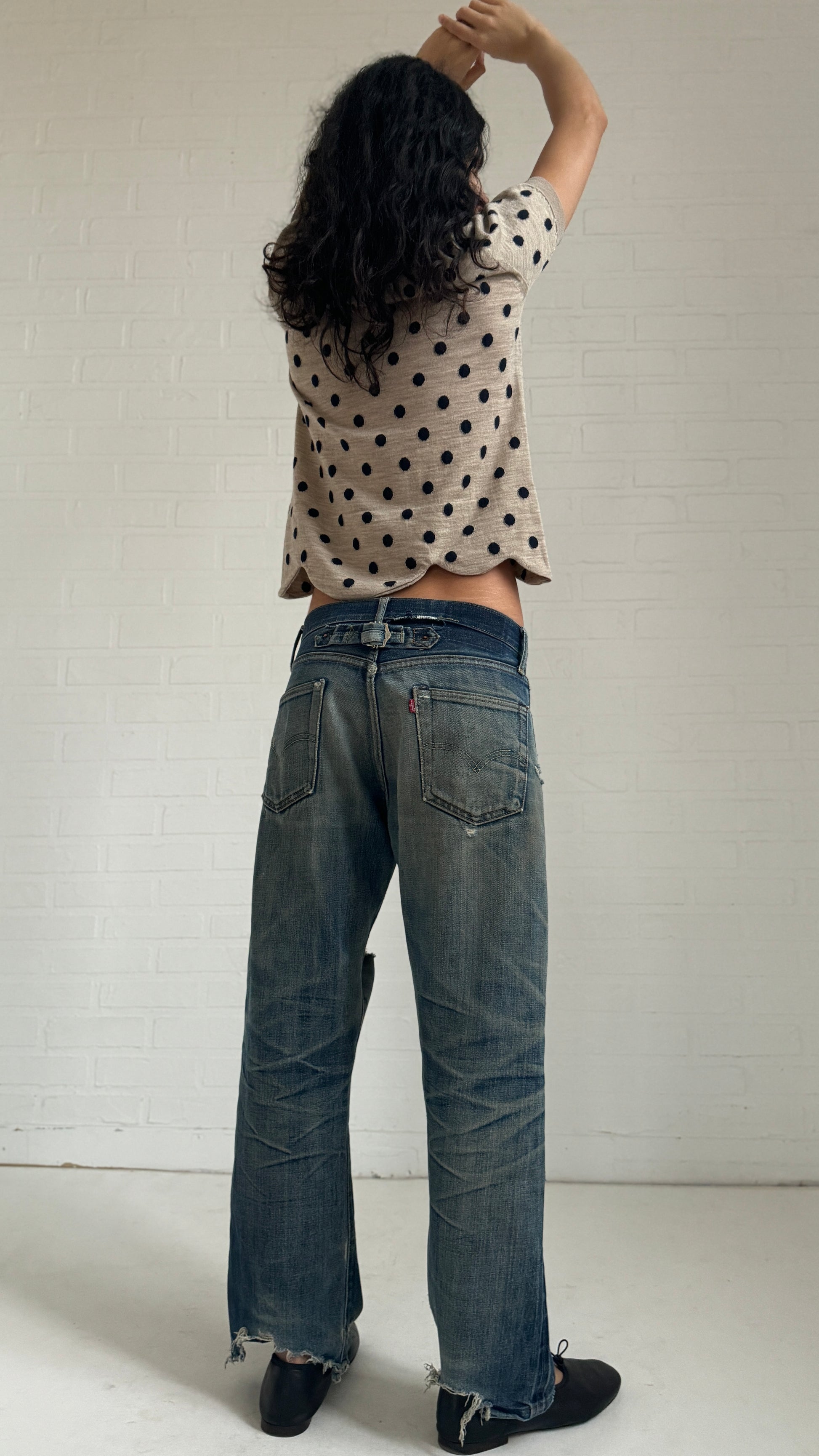 strap jeans