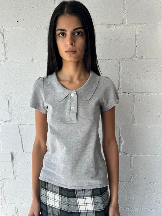 polo t shirt / grey